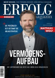 ERFOLG Magazin Dossier 26: Vermögensaufbau