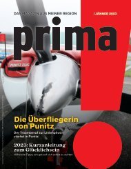 prima! Magazin Ausgabe Jänner 2023